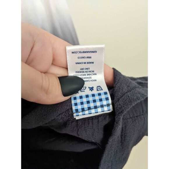 Gingham by Sovereign Code Boys Ombre Black and White Shirt - Picture 5 of 6